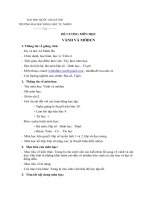 ĐỀ CƯƠNG MÔN HỌC VÀNH VÀ MÔĐUN