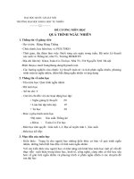 ĐỀ CƯƠNG MÔN HỌC QUÁ TRÌNH NGẪU NHIÊN