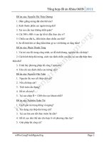 Tổng hợp câu hỏi bảo vệ đồ án tốt nghiệp ngành xây dựng công trình ngầm