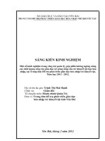 SÁNG KIẾN KINH NGHIỆM  Một số kinh nghiệm trong công tác quản lý, góp phần không ngừng nâng cao chất lượng công tác giáo dục kỹ năng sống cho trẻ khuyết tật học hòa nhập, tại Trung tâm Hỗ trợ phát triển giáo dục hòa nhập trẻ khuyết tật, Năm học 2011  2012