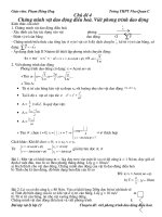 Chứng minh vật dao động điều hoà. Viết phương trình dao động