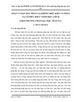 Kinh nghiệm Soạn và dạy bài Phản xạ không điều kiện và phản xạ có điều kiện (Sinh học lớp 8 ) theo phương pháp dạy học tích cực