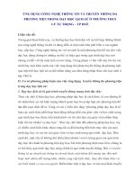 SKKN ứng dụng công nghệ thông tin và truyền thông đa phương tiện trong dạy học lịch sử ở trường THCS Lý Tự Trọng – TP Huế