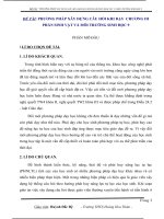 SKKN PHƯƠNG PHÁP XÂY DỰNG CÂU HỎI KHI DẠY  CHƯƠNG III PHẦN SINH VẬT VÀ MÔI TRƯỜNG SINH HỌC 9