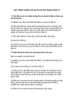 Quy trình thanh lập dự án và xây dựng công ty