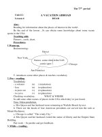 Giáo Án- Anh Văn Lớp 8 ( Tiết 77-81)