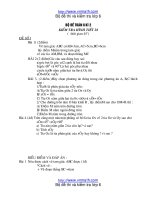 Bộ đề thi và kiểm tra toán lớp 6