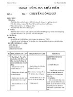 Giáo án vật lý 10 ban cơ bản