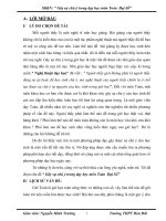 SKKN Gây sự chú ý trong dạy học môn Toán  Đại Số ở THPT