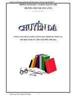 SKKN Nâng cao chất lượng giảng dạy nội dung nhảy xa cho học sing nữ khối 9