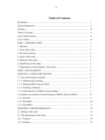 Evaluation of team teaching in an English course at Faculty of Tourism, Hanoi Open University = Đánh giá việc giảng dạy theo nhóm trong một khóa học tiếng Anh t20150227