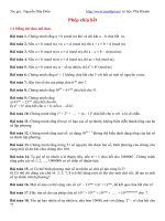 Phép chia hết, đồng dư thức