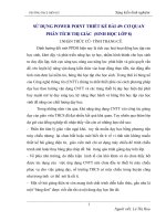 SKKN SỬ DỤNG POWER POINT THIẾT KẾ BÀI 49 CƠ QUAN PHÂN TÍCH THỊ GIÁC (SINH HỌC LỚP 8)