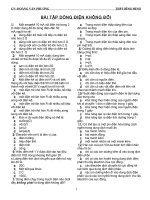 BÀI TẬP DÒNG ĐIỆN KHÔNG ĐỔI