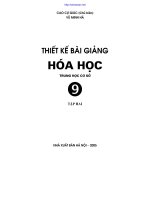 Thiết kế bài giảng hóa học lớp 9 tập 2