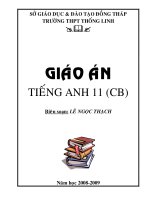 Từ vựng, ngữ pháp tiếng Anh 11
