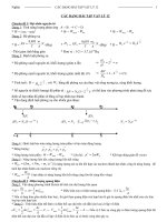 CÁC DẠNG BÀI TẬP VẬT LÝ 12