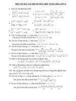 Bồi dưỡng học sinh giỏi lớp 12 môn Toán năm 2011