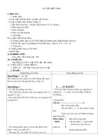 Giáo án môn Hóa học lớp 11