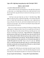 SKKN Lập sơ đồ và lập bảng trong giảng dạy một số bài địa lí THCS