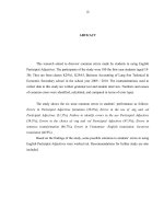 Active and passive participial adjectives in English Errors commonly made by students at Lang Son technical & economic secondary school  tính từ chủ động có ngu20150227