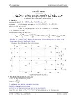 Đồ án tính toán dầm bê tông cố thép II đại học gtvt