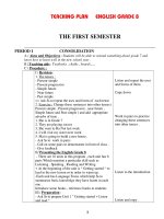 Giáo án môn Anh văn lớp 8