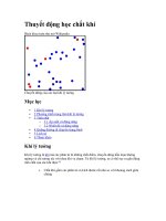 Thuyết động học chất khí