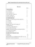 SKKN Phương pháp dạy tốt các tiết thực hành môn Sinh học 9