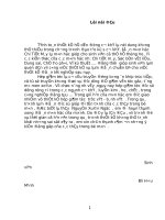 Thiết kế hệ dẫn động băng tải hộp giảm tốc bánh răng trục vít biết lực băng tải, vận tốc băng tairi, đường kính tangđề 6ĐHBKHN