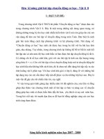 SKKN Rèn  kĩ năng giải bài tập chuyển động cơ học - Vật lí  8