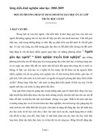 SKKN MỘT SỐ PHƯƠNG PHÁP SỬ DỤNG ĐỒ DÙNG DẠY HỌC Ở CÁC LỚP TRUNG HỌC CƠ SỞ