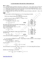 Các đề thi học sinh giỏi vật lý 9 vòng huyện, tỉnh chọn lọc