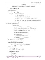 Thiết kế hệ dẫn động băng tải hộp giảm tốcbánh răng trục vít biết Lực băn tải, vận tốc băng tải, đường kính tangĐại học BKHN