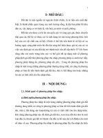 PHƯƠNG PHÁP THU NHẬP ÁP DỤNG TRONG KHU VỰC VÀ TẠI VIỆT NAM