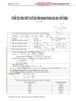 Tuyển tập các công thức và kỹ xảo tính nhanh