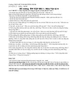 Đề cương ÔN TẬP HK I – Môn Vật lý 8