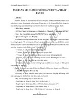 Bài giảng ứng dụng gis và phần mềm mapinfo thành lập bản đồ