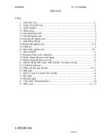 NCKHSPUD Sử dụng bản đồ tư duy trong giảng dạy Chương 4 – Môn hóa 8 để nâng cao kết quả học tập của học sinh