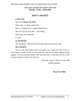 PHÁT HUY TÍNH CHỦ ĐỘNG SÁNG TẠO TRONG HỌC TOÁN Ở THCS