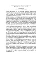 ẢNH HƯỞNG CỦA BIẾN ĐỔI KHÍ HẬU LÊN NÔNG NGHIỆP VIỆT NAM