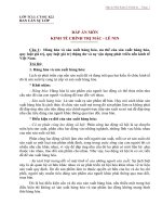 ĐÁP ÁN MÔN KINH TẾ CHÍNH TRỊ MÁC - LÊ NIN LỚP LÝ LUẬN CHÍNH TRỊ HÀNH CHÍNH