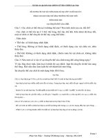 Đề cương ôn tập môn Khoa học, Lịch sử, Địa Lý cho học sinh lớp 5 theo chương trình đổi mới