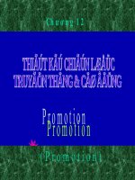 Bài giảng quản trị marketing VAI TRÒ CỦA CỔ ĐỘNG TRONG MARKETING