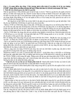 Tổng hợp câu hỏi và đáp án ôn thi kinh tế chính trị