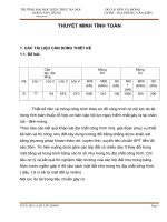 Thiết kế nền và móng công trình theo sơ đồ công trình có nội lực do tải trọng tính toán thuộc tổ hợp cơ bản cặp nội lực nguy hiểm nhất gây ra tại chân cột   đỉnh móng