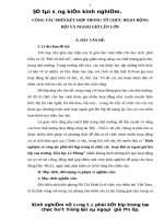 SKKN CÔNG TÁC PHỐI KẾT HỢP TRONG TỔ CHỨC HOẠT ĐỘNG ĐỘI VÀ NGOÀI GIỜ LÊN LỚP