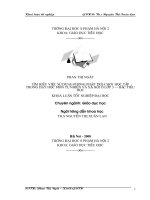 Tìm hiểu việc sử dụng phương pháp trò chơi học tập trong dạy học môn Tự nhiên Xã hội ở lớp 3 bậc Tiểu học_Khóa luận tốt nghiệp khoa GDTH