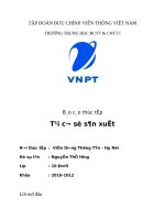 báo cáo thực tập tại mạng viễn thông thương tín hà nội - vnpt