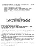 Quy trình và nội dung giám sát tiến độ, an toàn lao động và vệ sinh môi trường trong thi công xây dựng công trình